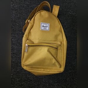 Herschel Supply Company Mustard Mini Backpack